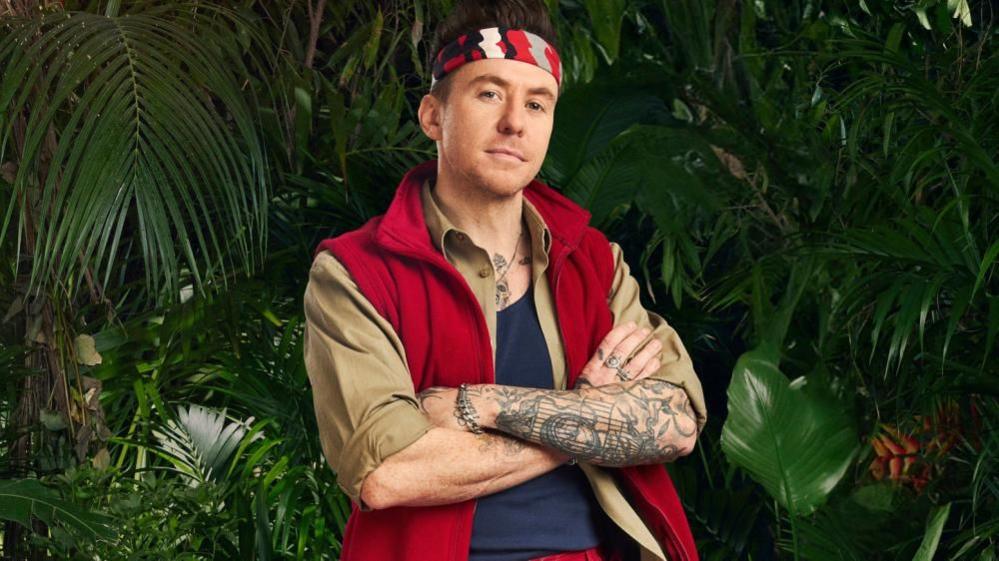 A handout picture from ITV of I'm a Celebrity... contestant Danny Jones of pop-rock band McFly