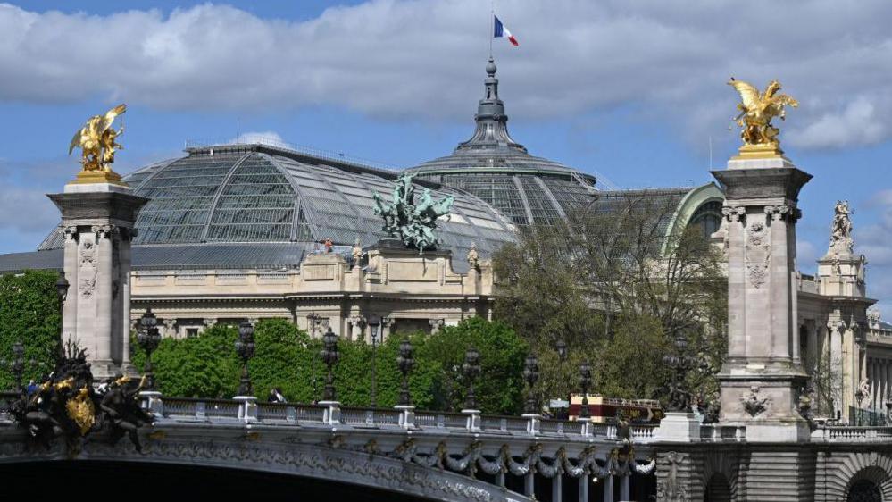 The Grand Palais building in the centre of Paris