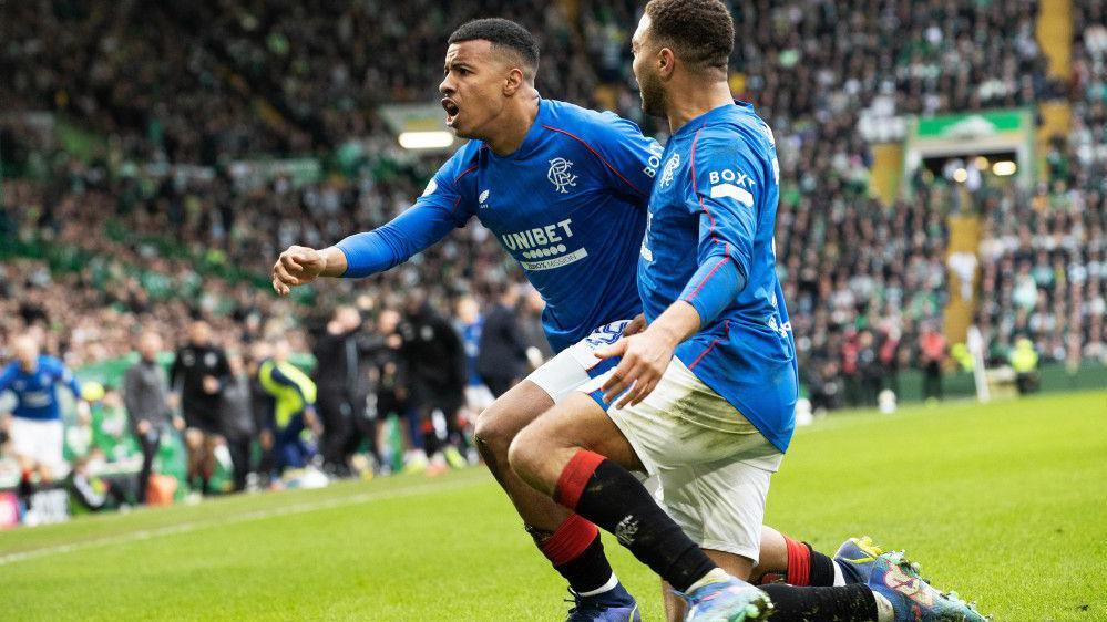 Rangers' Hamza Igamane and Cyriel Dessers