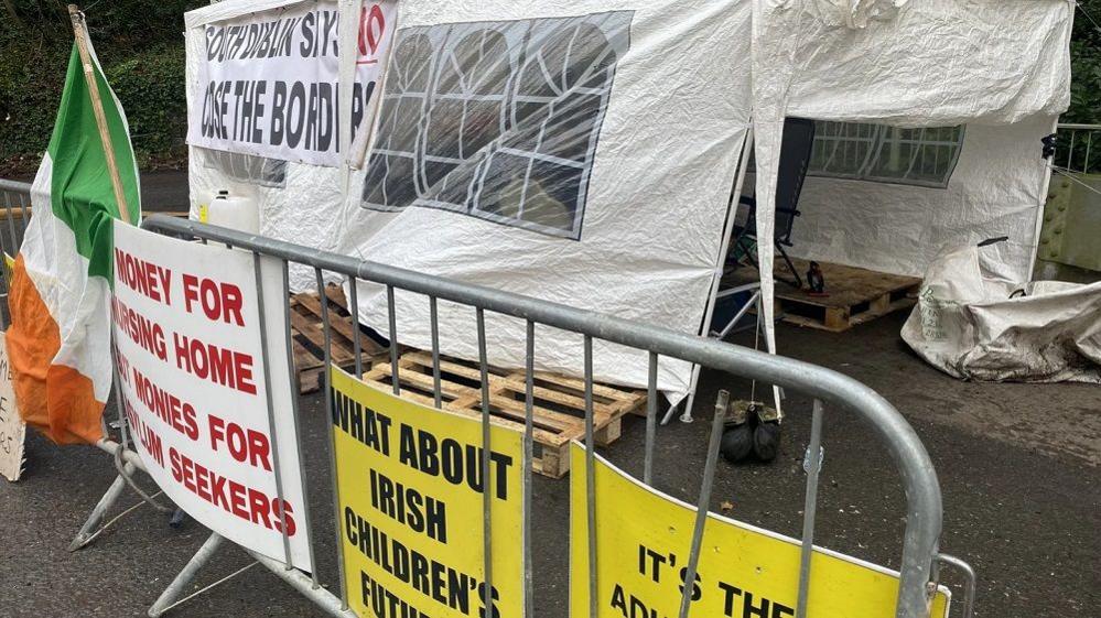 Protest outside St Brigid's Nursing Home