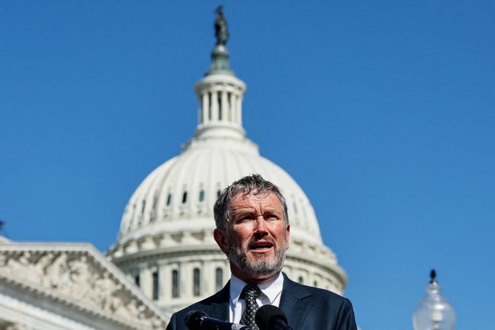 Thomas Massie on Capitol Hill on 3 September 2025