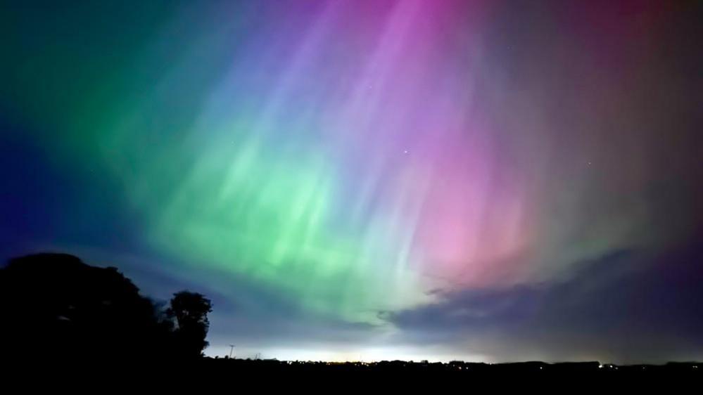 Aurora over Grimsby, United Kingdom