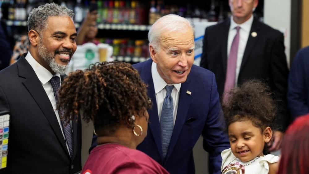 Joe Biden meeting with constituents