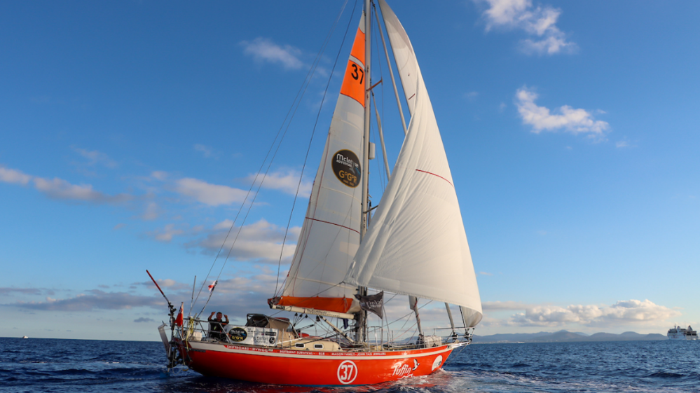 Mr Herbert Jones on his boat