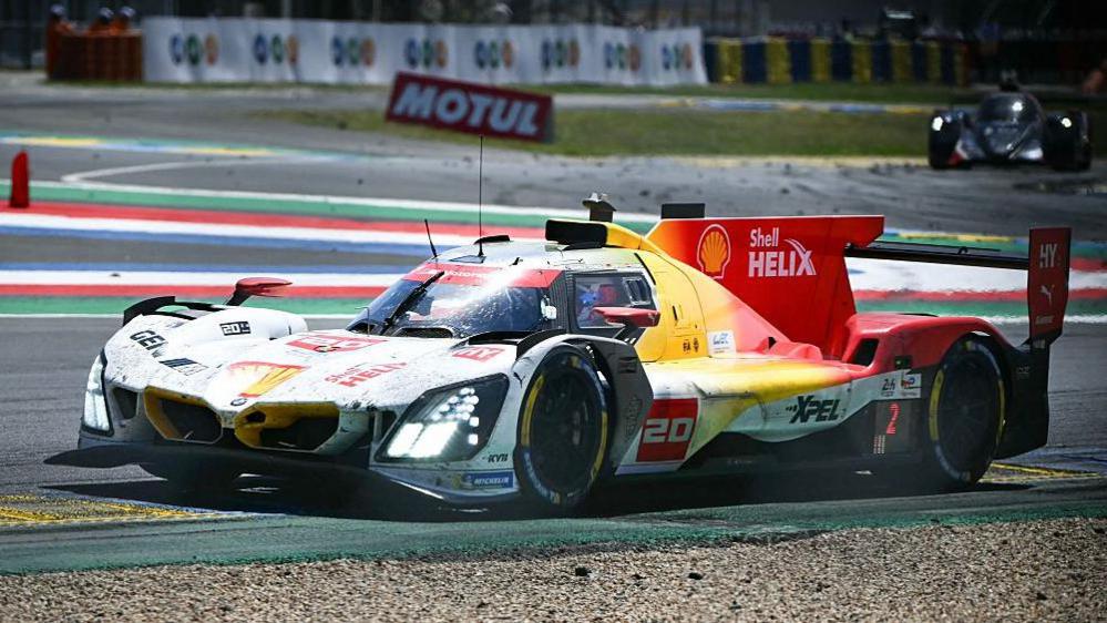 BMW's Sheldon van der Linde at Le Mans