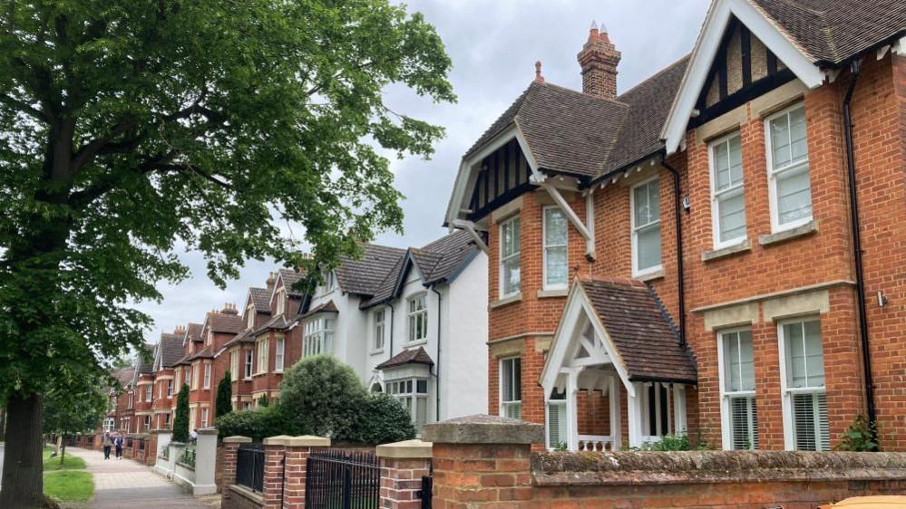 Houses on Bedford's Embankment