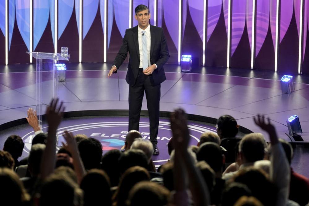 Rishi Sunak at BBC Question time debate