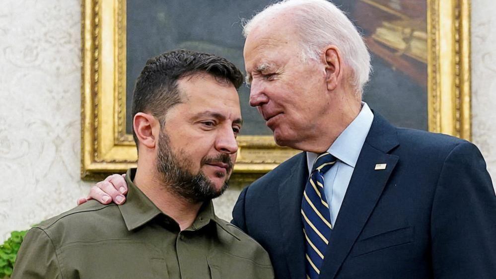 Biden and Zelensky