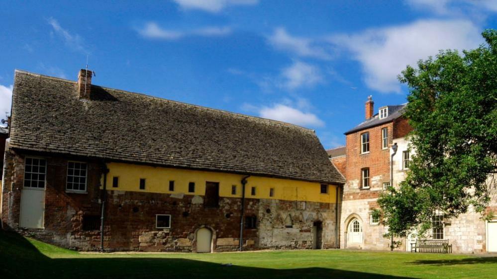 Blackfriars Priory in Gloucester in the summer. Used for talks during Gloucester History Festival. 