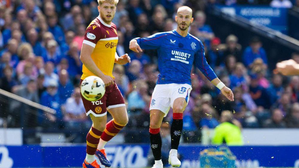 Vaclav Cerny scores against Motherwell