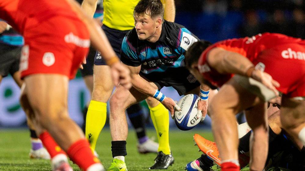 Glasgow Warriors' George Horne in action