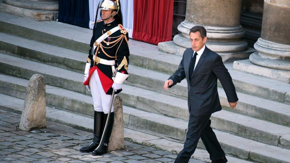 Nicolas Sarkozy, when he was president