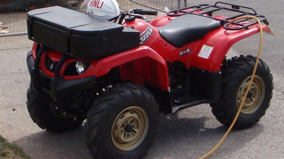 one of the stolen quad bikes