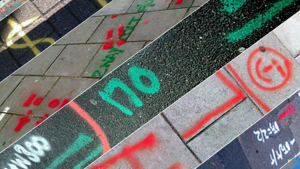 pavement markings