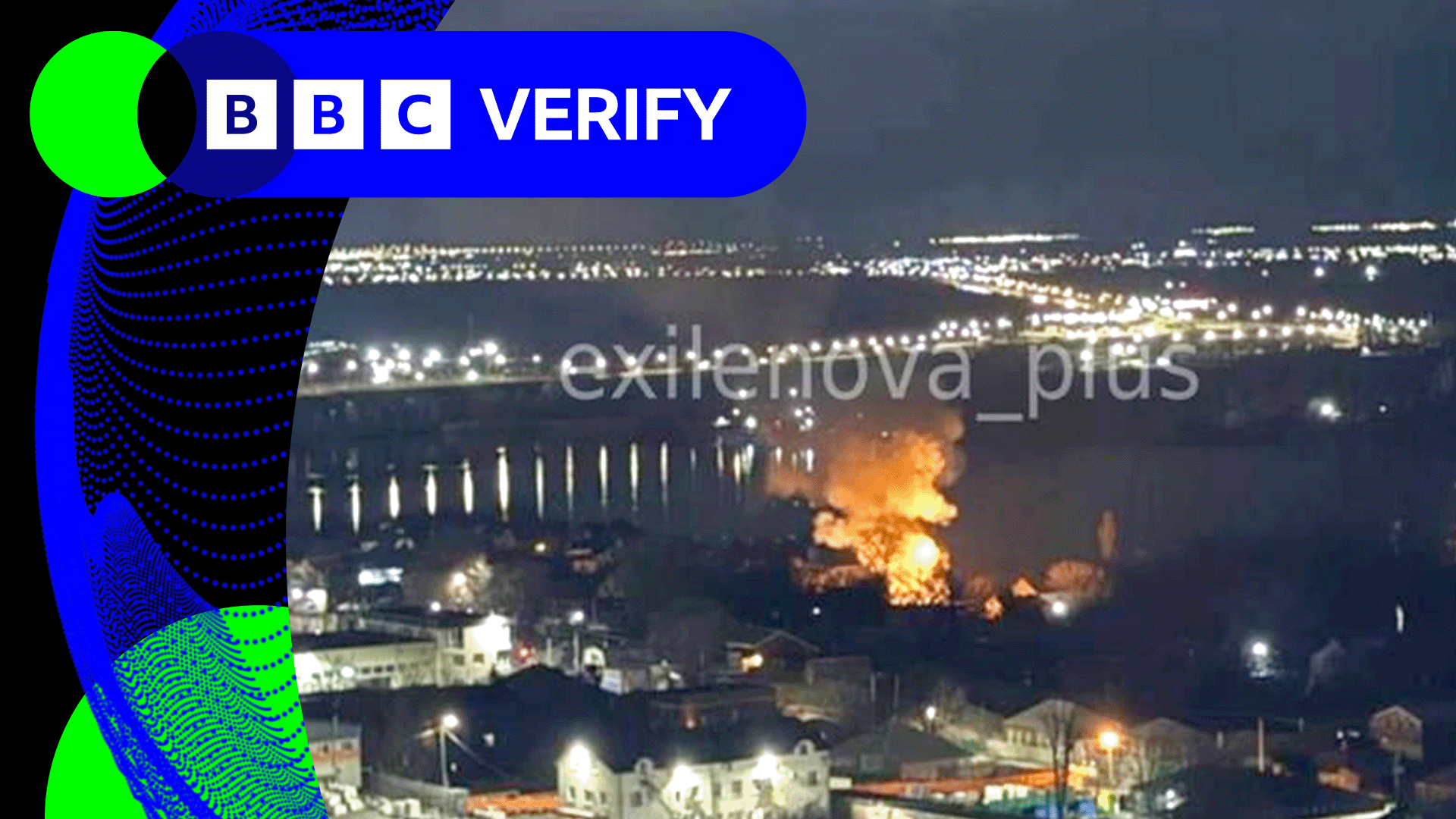 Blast seen in Russian city as Kyiv and Moscow launch scores of drones overnight