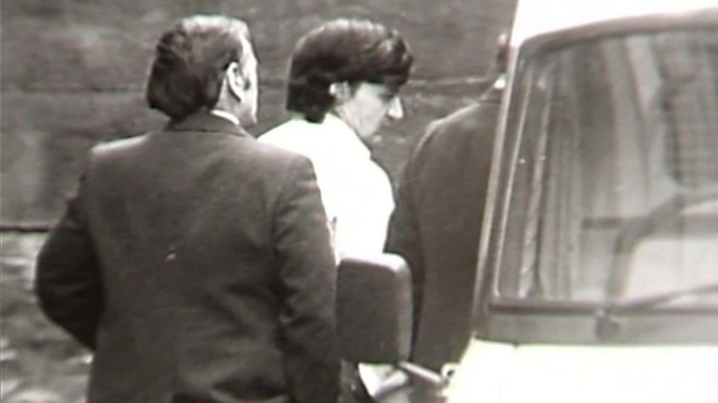 Peter Sullivan cuando fue detenido hace 38 años.