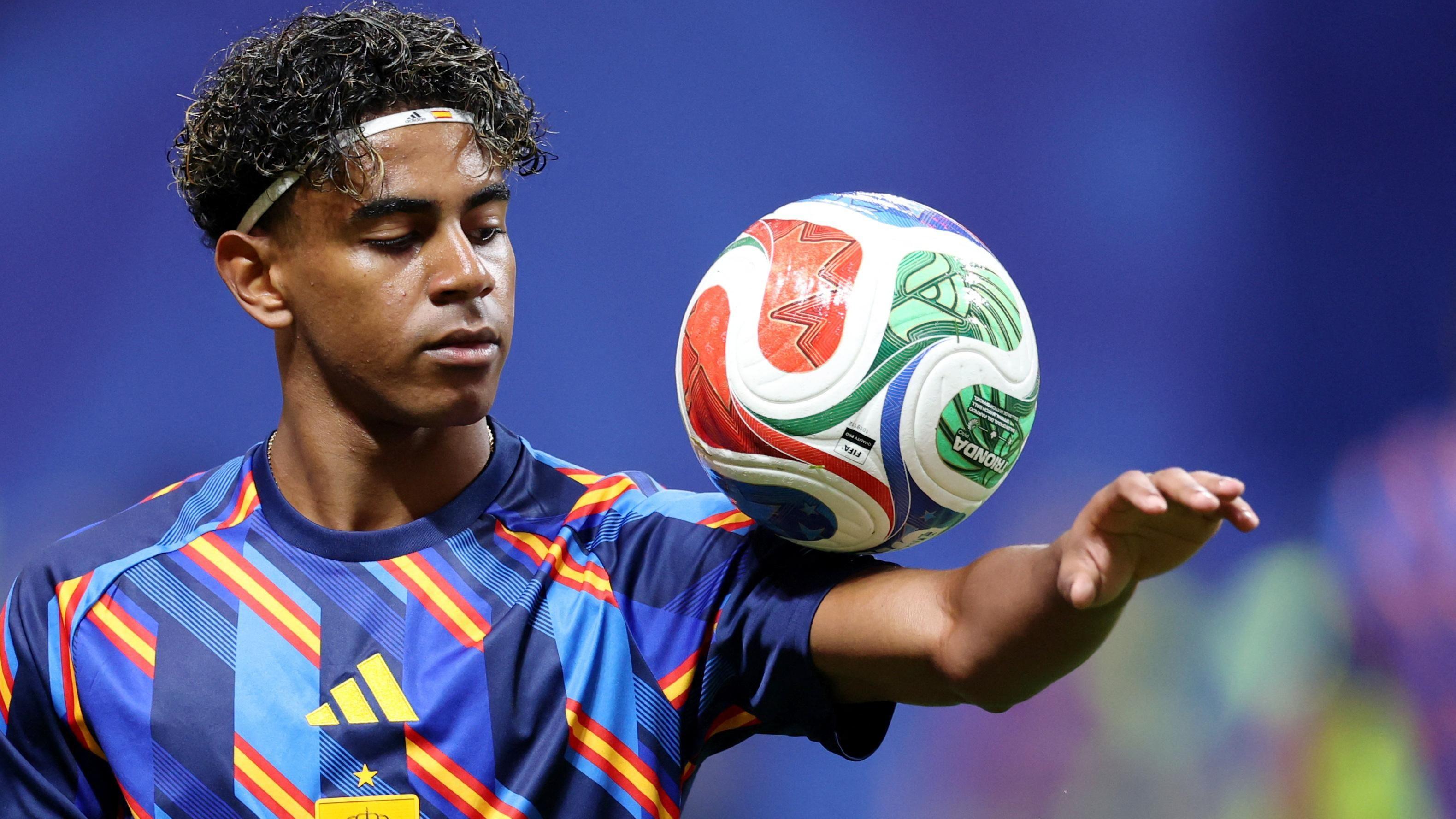 Watch as Lamine Yamal starts for Spain against Saudi Arabia