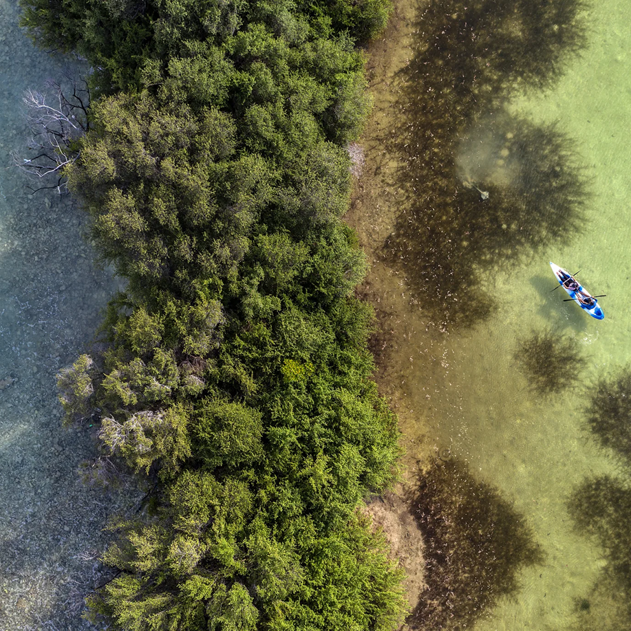 صورة جوية لمياه جزر المالديف