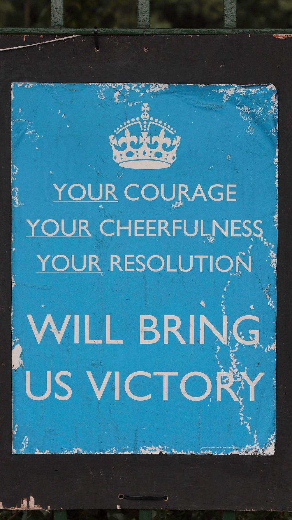 Cartel que dice: