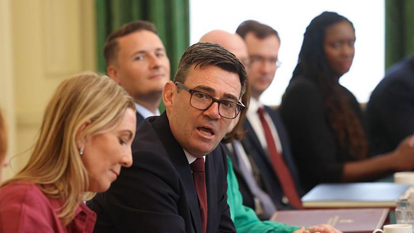 Burnham says 'we need to be a cost of living government' as he holds first cabinet meeting