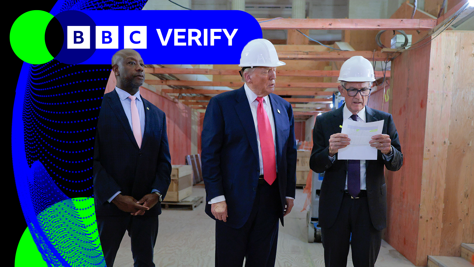 Inside BBC Verify - Whats behind the televised Trump-Fed spat?