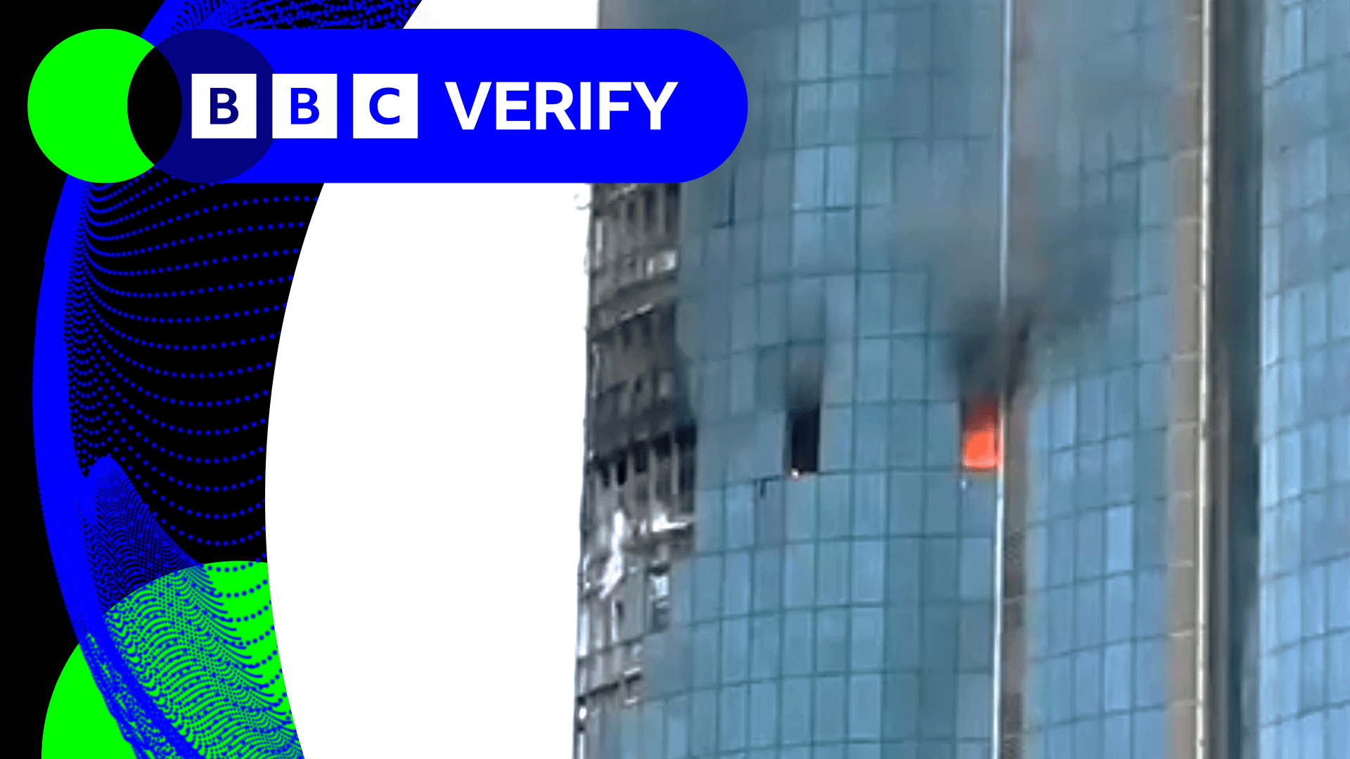 Video shows extensive damage to Russian skyscraper after reported strike