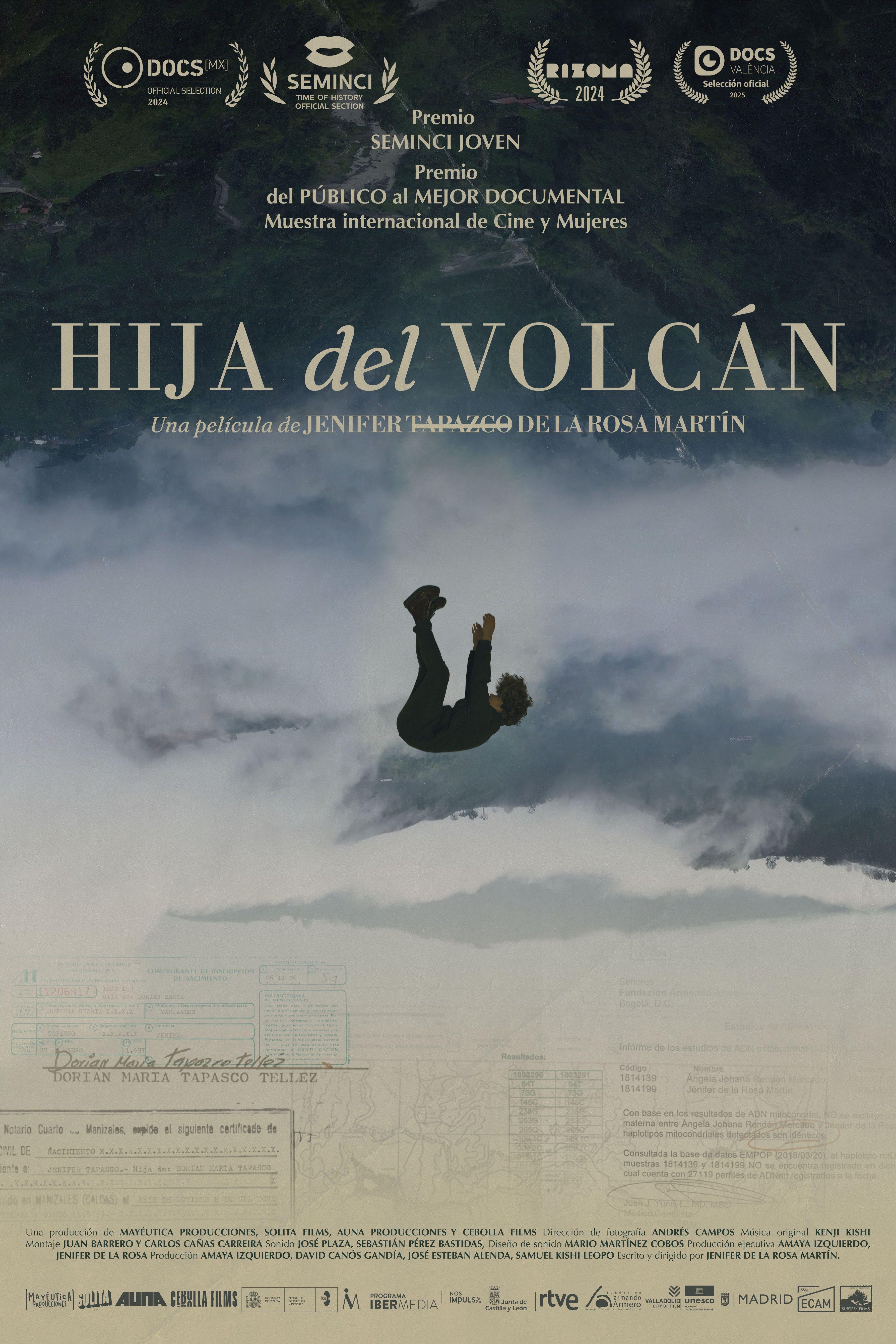 Póster de "Hija del volcán", el documental de Jenifer de la Rosa. 