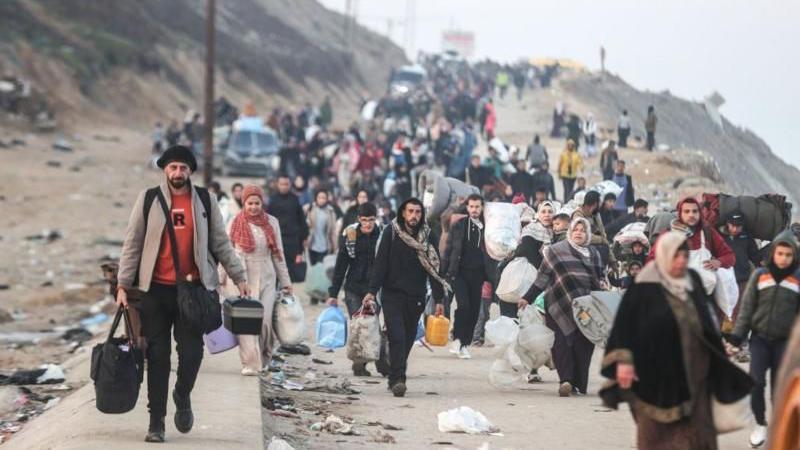 نازحون فلسطينيون