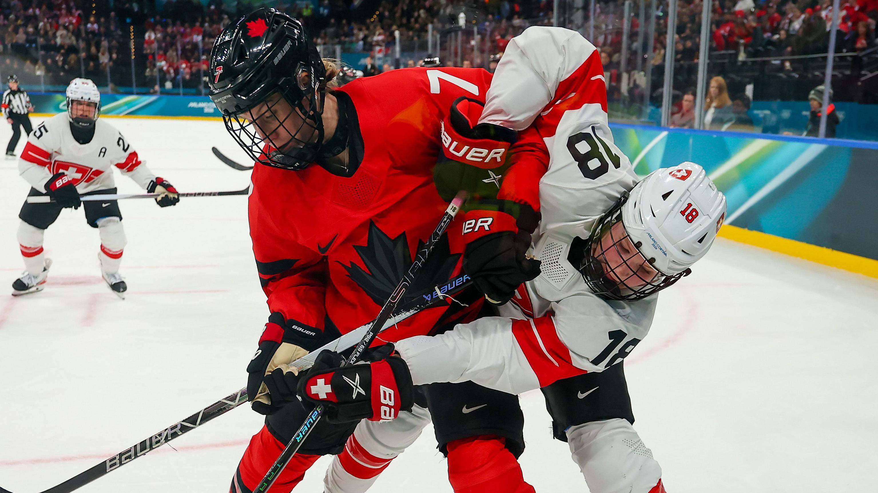 Winter Olympics: Watch Canada v Switzerland in womens ice hockey semi-final
