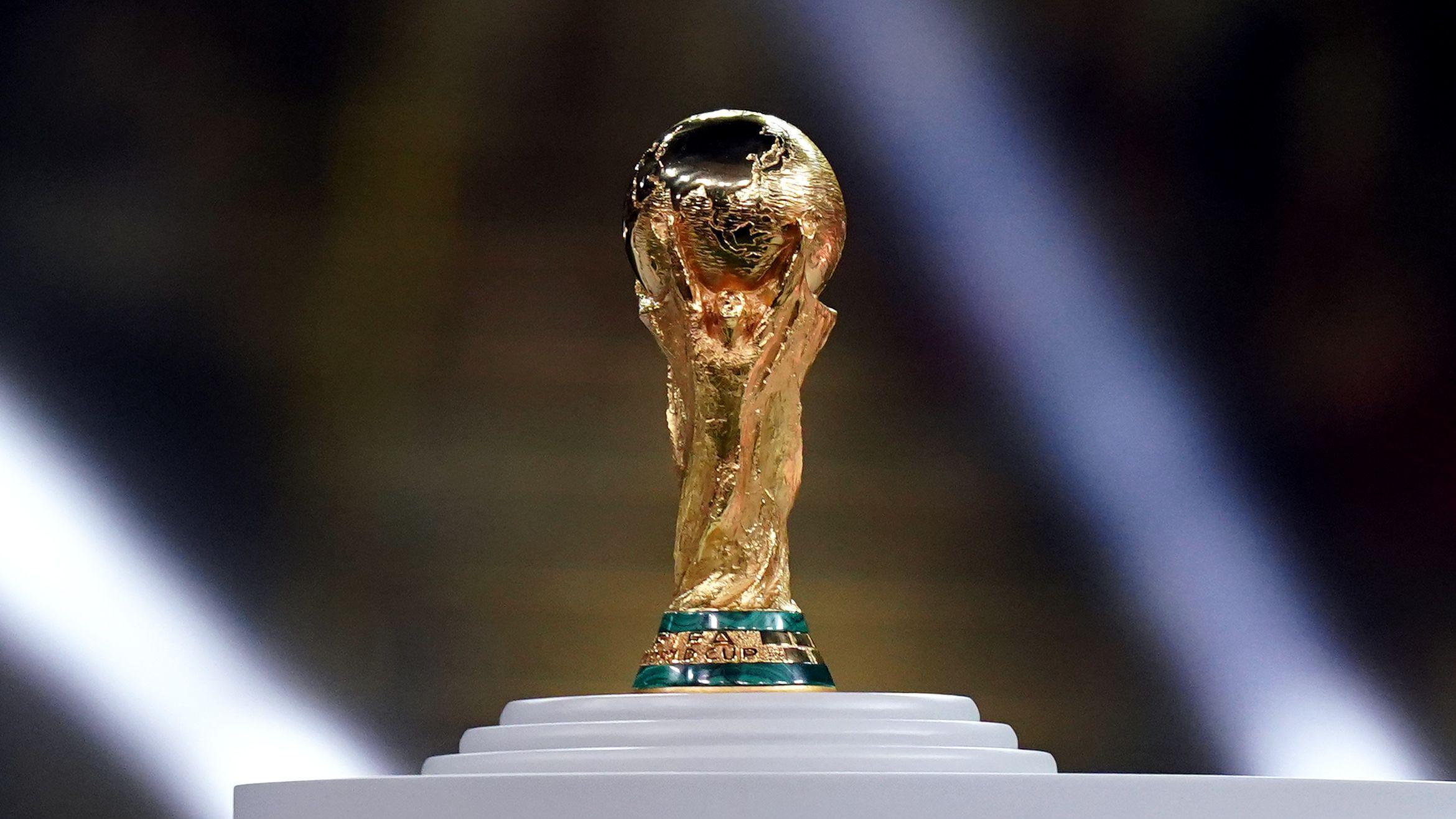 O trof&eacute;u da Copa do Mundo da FIFA