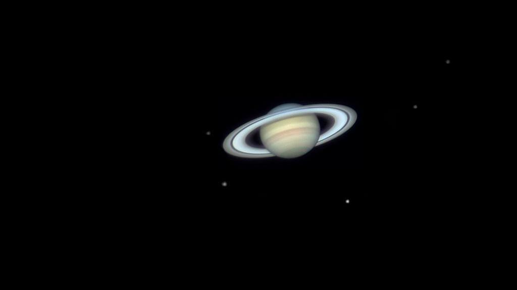 Saturno y sus lunas