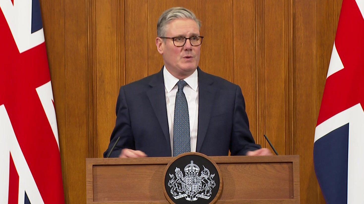 Starmer says UK sending four fighter jets to Qatar and confirms first repatriation flight has taken off