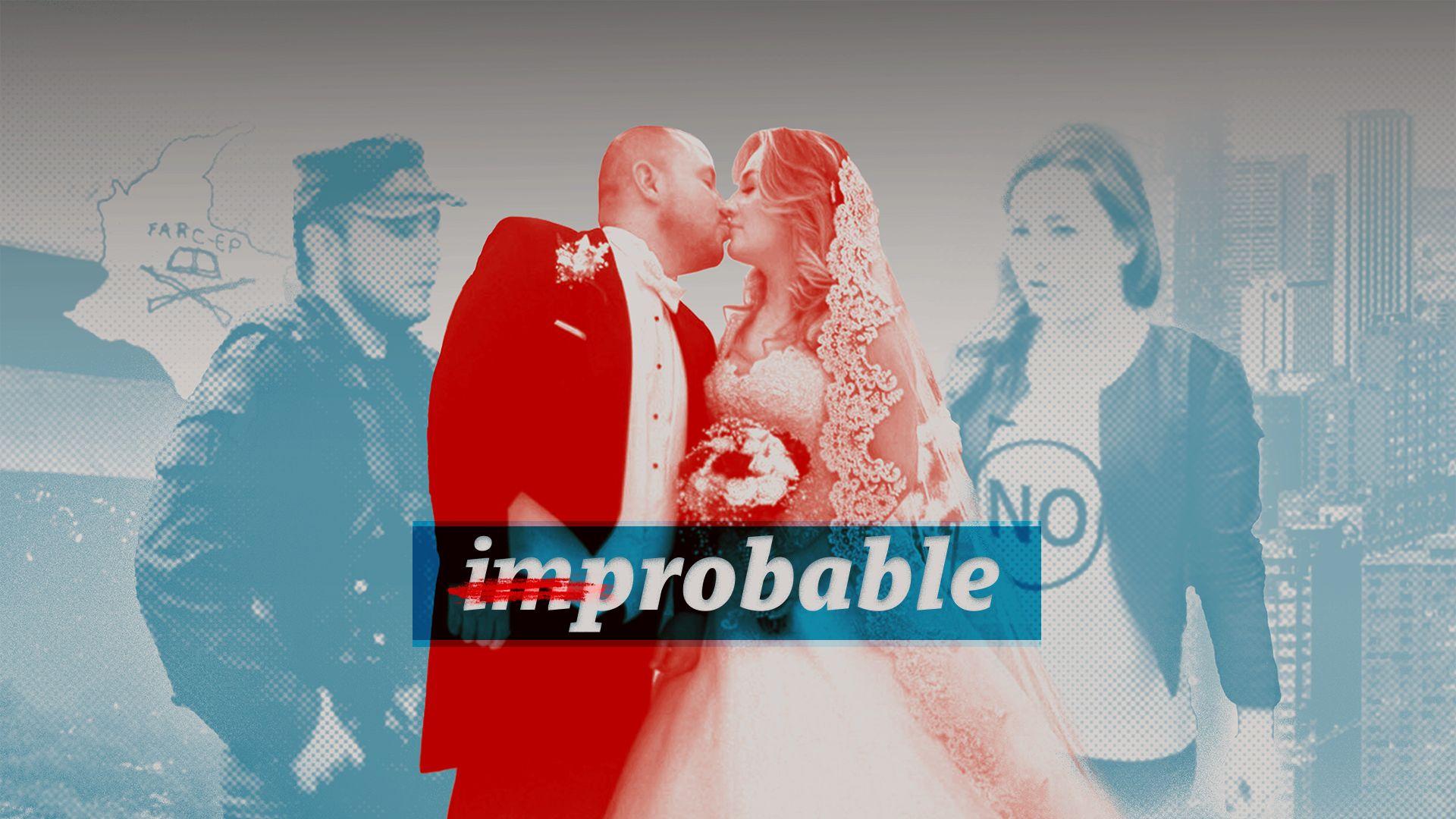 Arte del podcast "Improbable" de BBC News Mundo