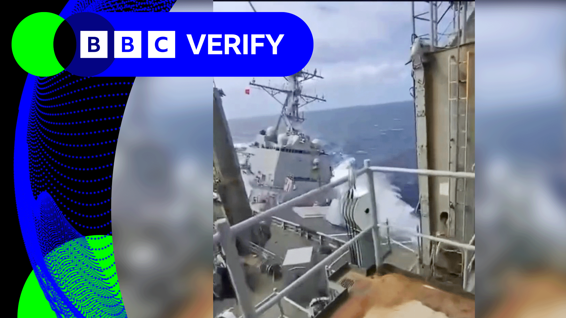 Verified video shows collision between US Navy ships in Caribbean Sea
