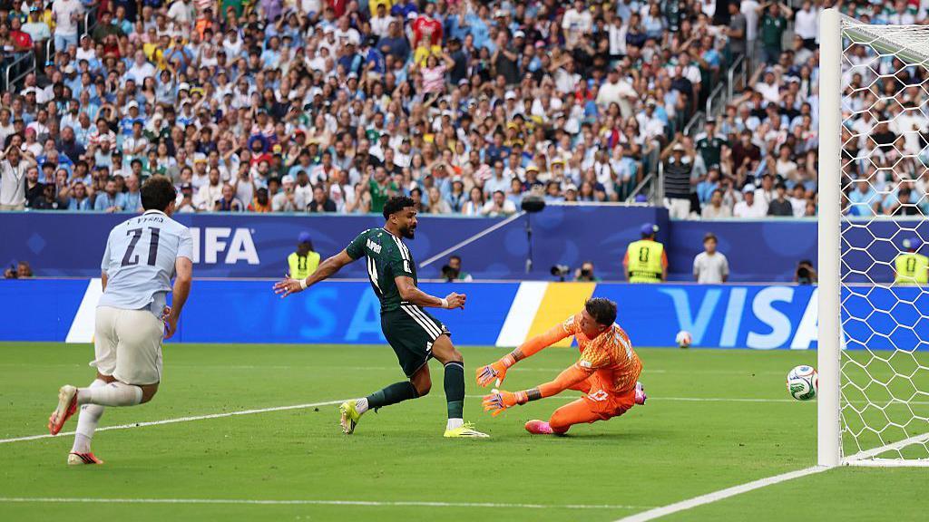 Saudi Arabia go ahead against Uruguay in storm-threatened Miami