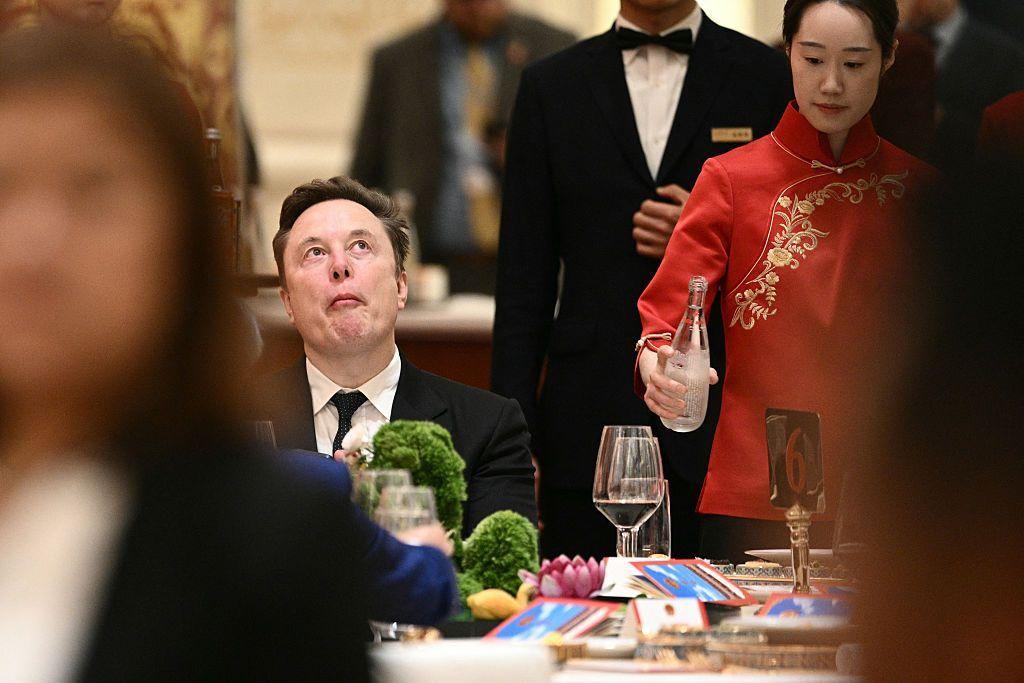 馬斯克在國宴上