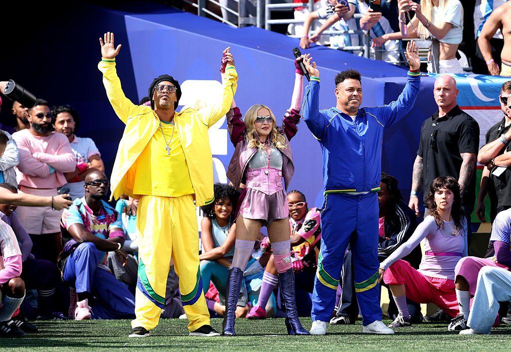 Ronaldinho, Madonna y Ronaldo.