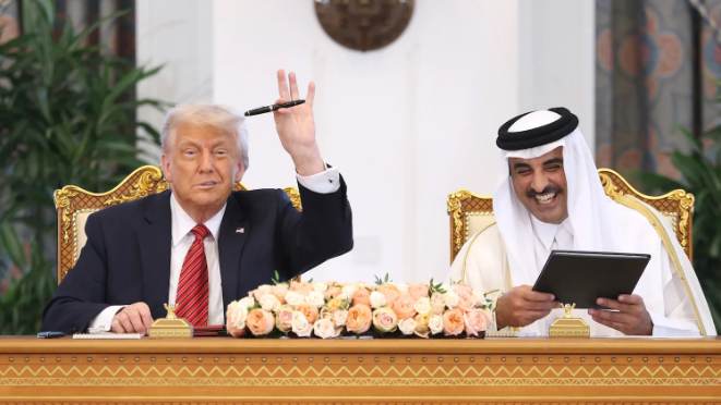 تميم وترامب 