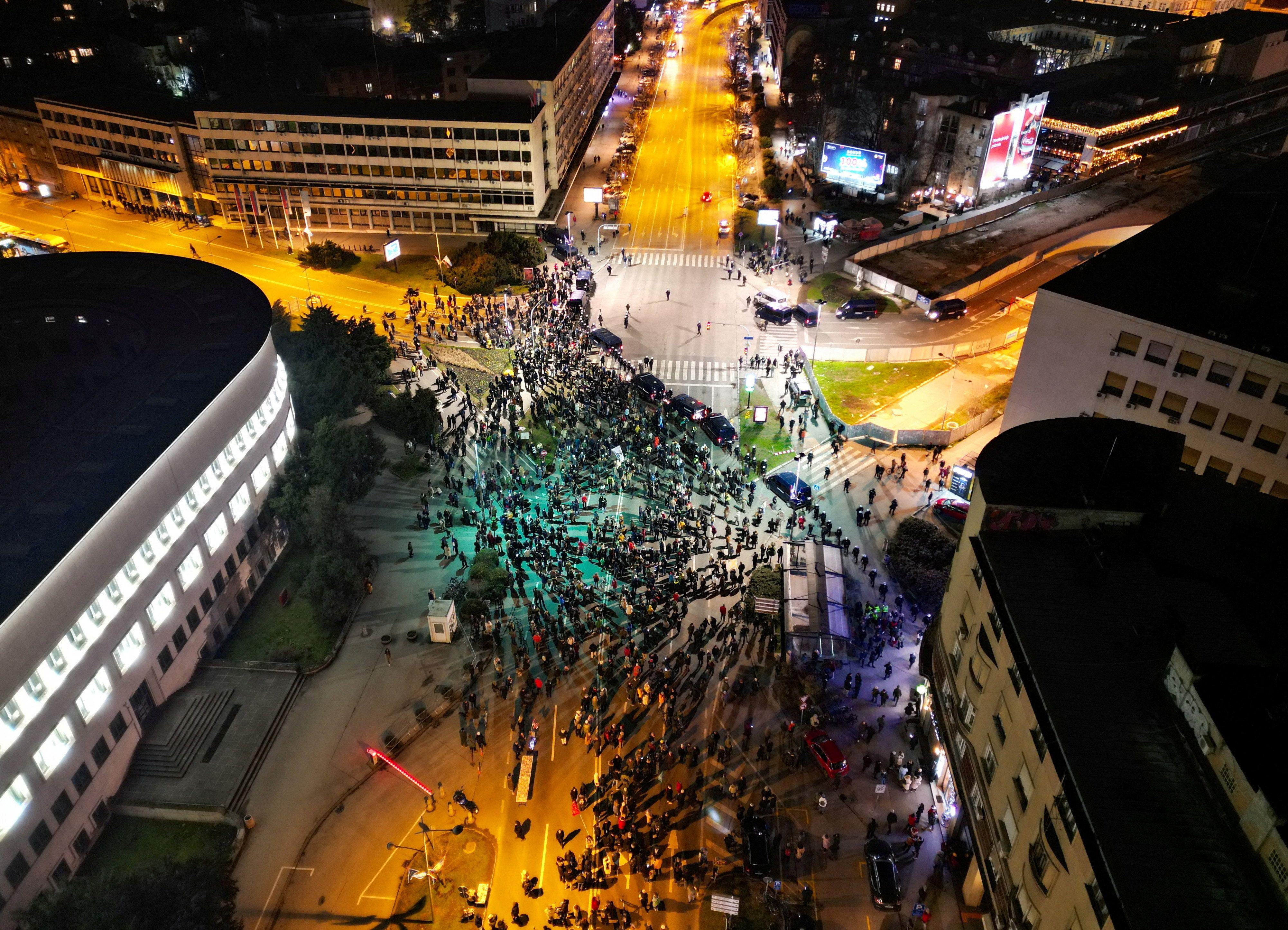 protest u Novom Sadu i incidenti