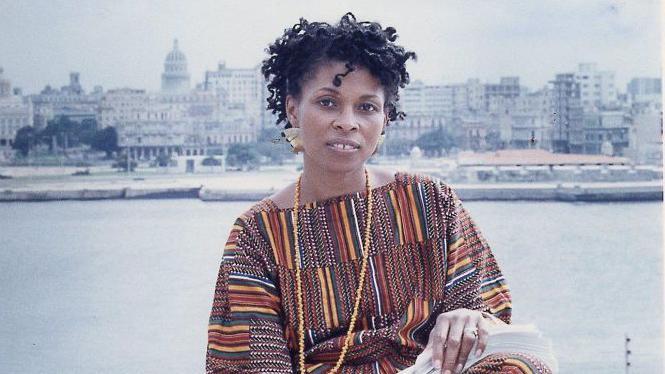 Assata Shakur en Cuba en 1987.