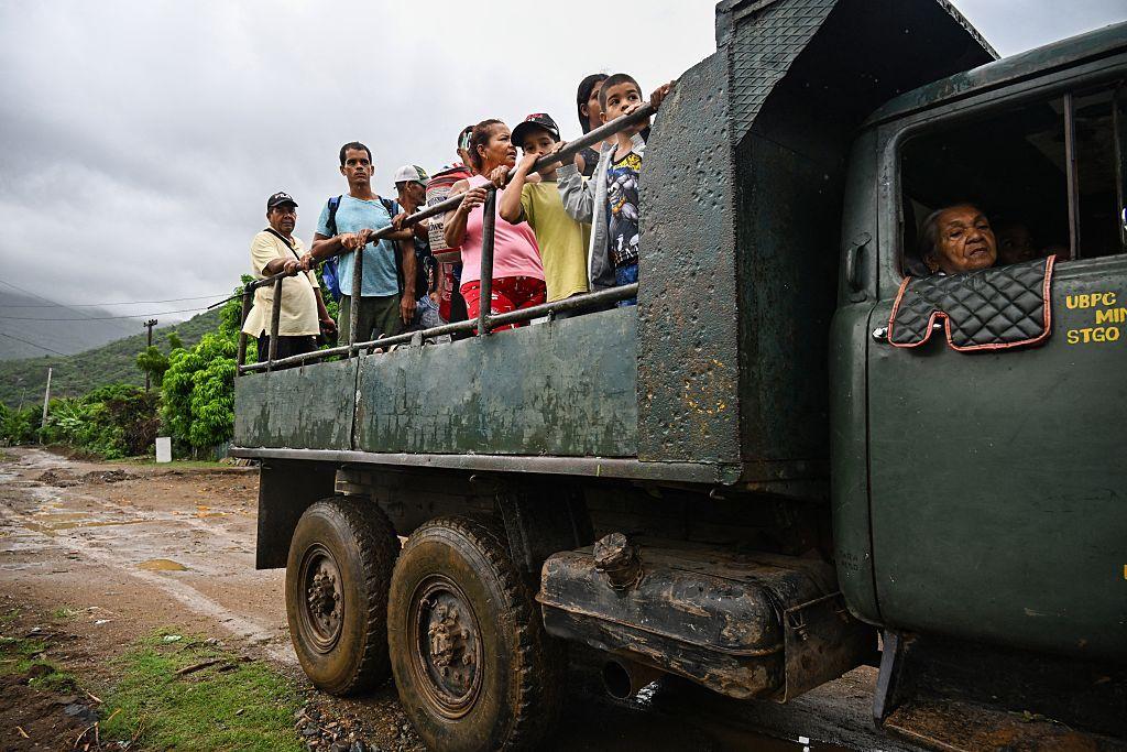 Muchos habitantes del sureste de Cuba fueron trasladados a albergues.