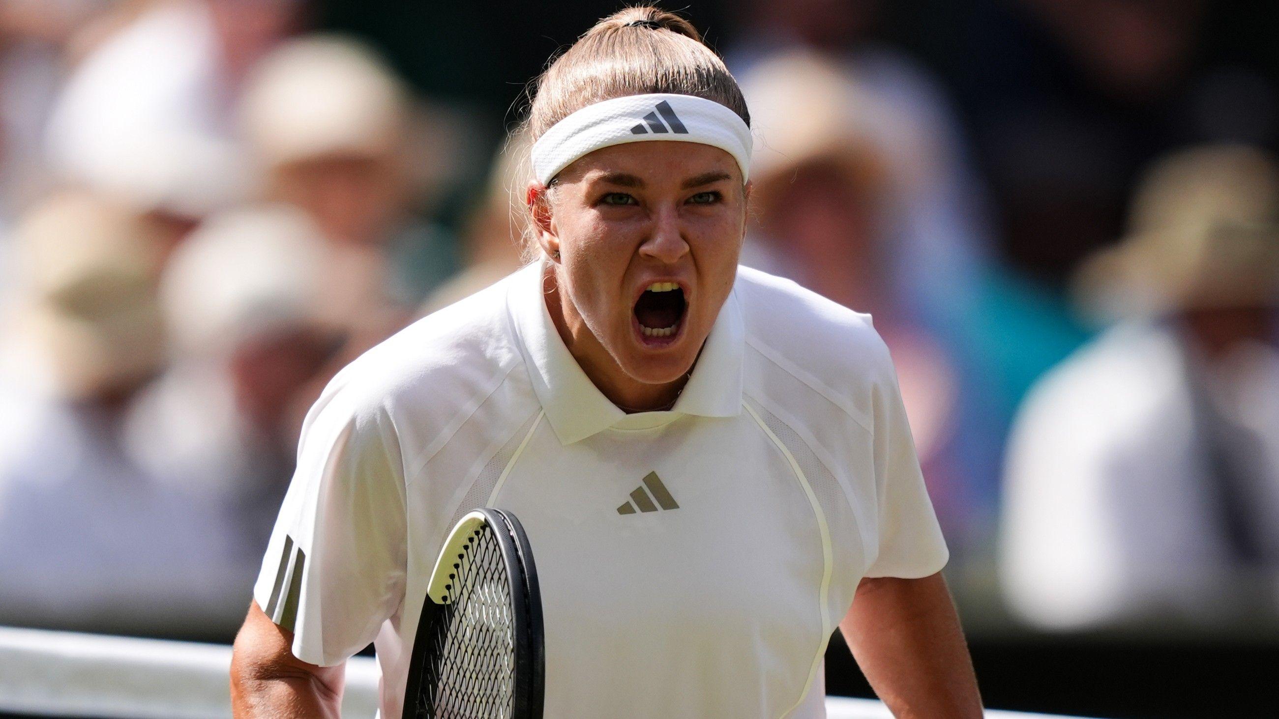 Watch Wimbledon: Muchova beats Gauff in remarkable tie-break to reach final