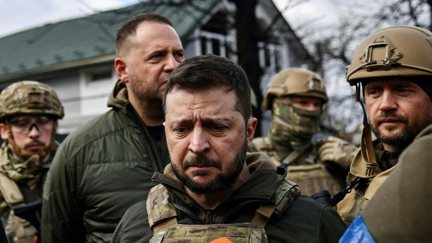 الرئيس الأوكراني فولوديمير زيلينسكي 