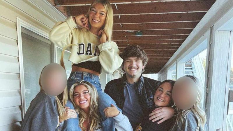 Xana Kernodle y Ethan Chapin (al centro, arriba); Madison Mogen y Kaylee Goncalves.