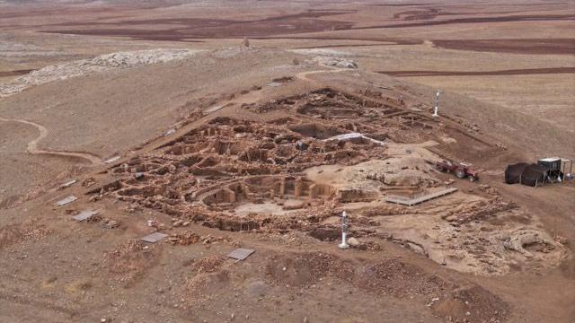 Vista aérea del yacimiento de Karahantepe
