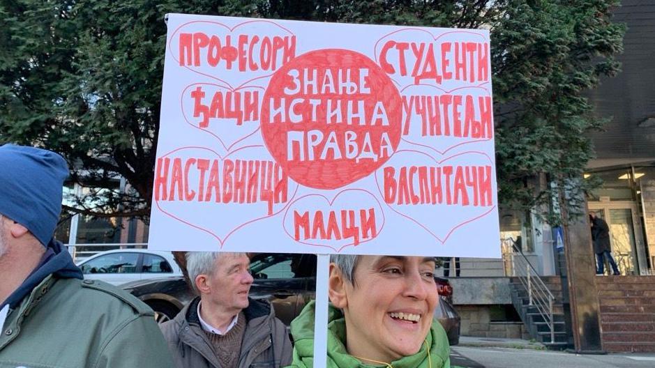 protest prosvetnih radnika u beogradu