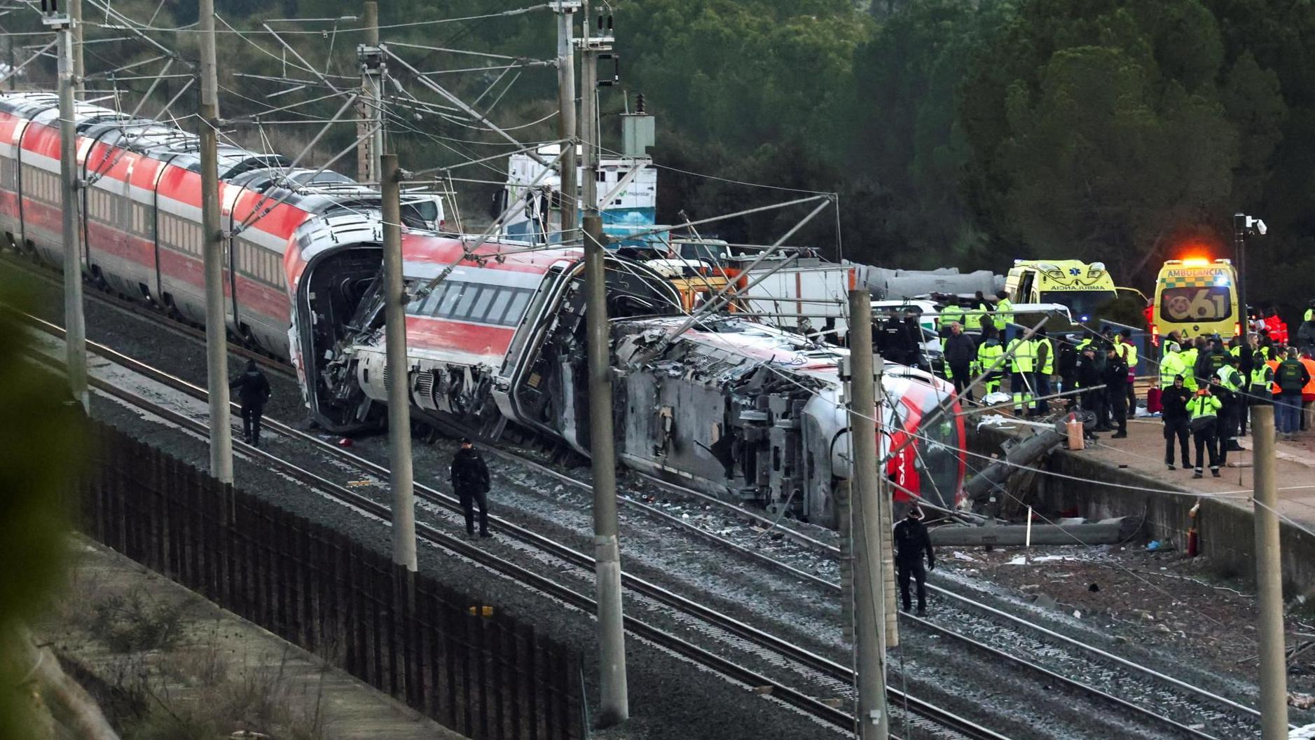 At least 39 killed in high-speed train crash in Spain