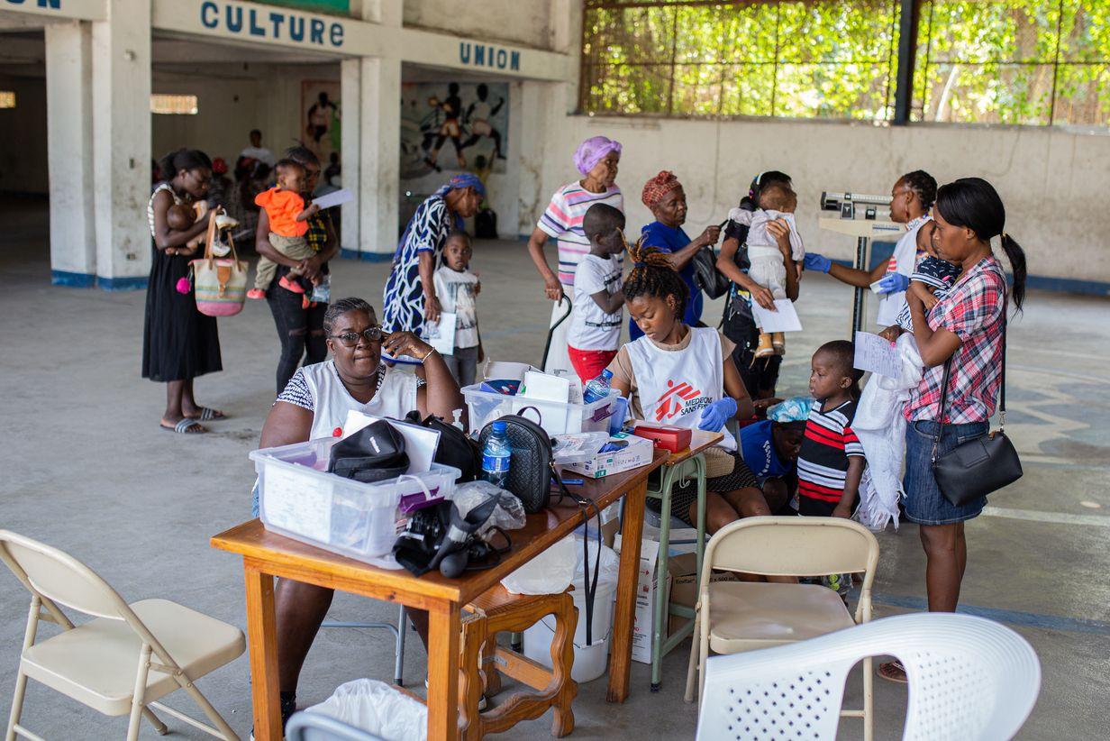Centro de MSF en Haití