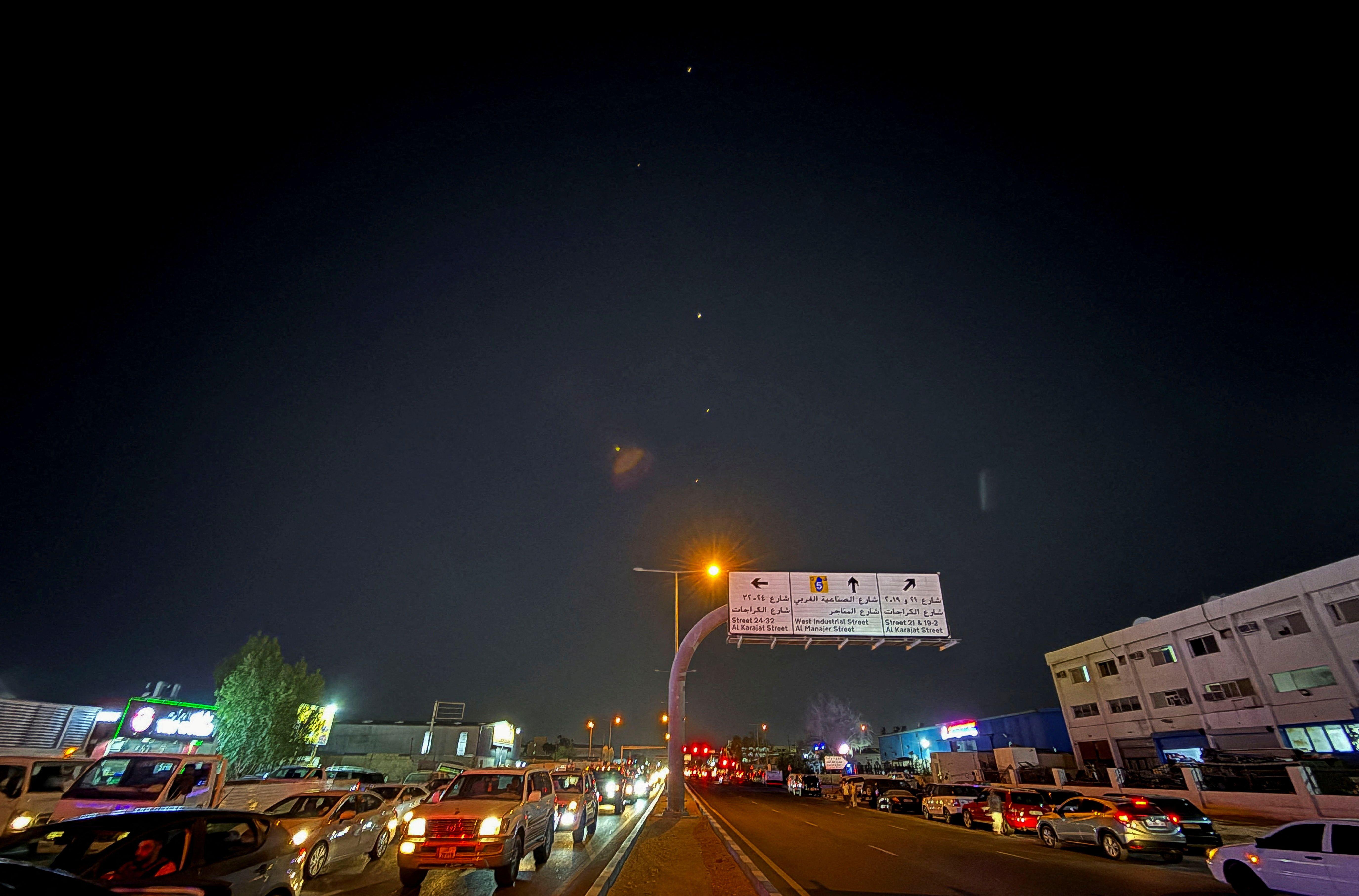 Luces en el cielo en Qatar