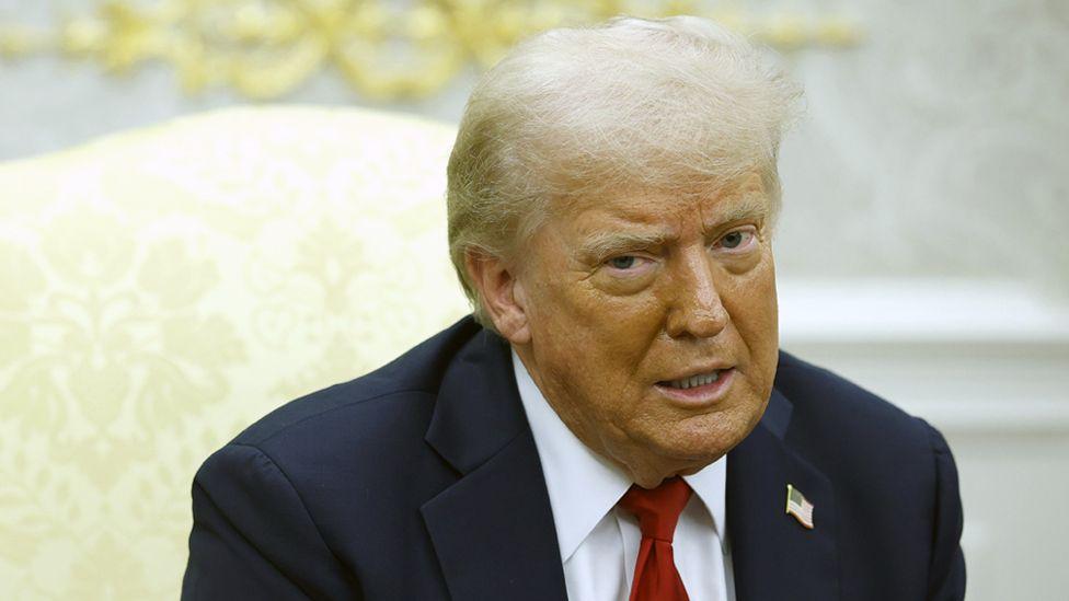 I'm 'disappointed but not done' with Putin, Trump tells BBC